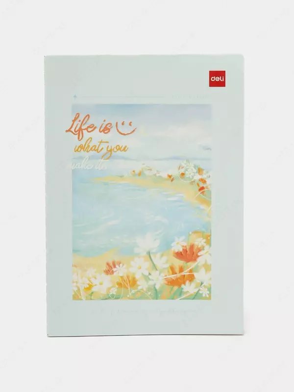  Блокнот с обложкой  сшивное крепление Deli А5  40 л (Арт. - 540-ENA-FX-03) Ассортимент - 