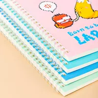  Deli LARVA  A5  60 l (Art. - 560-ELA-LX-01) qopqoqli va prujina-spiral mahkamlagichli bloknot. - 