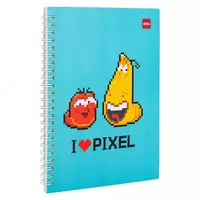 Deli LARVA  A5  60 l (Art. - 560-ELA-LX-05) qopqoqli va prujina-spiral mahkamlagichli bloknot.