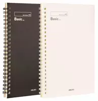 Блокнот с обложкой и пружинно-спиральным креплением Deli BASIC  А5  60 л (Арт. - 560-ELA-LX-20) Линия