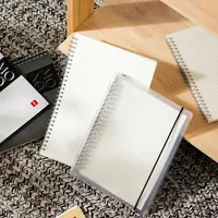 Блокнот с обложкой и пружинно-спиральным креплением Deli А5  60 л (Арт. - 203-EN-cl) Линия