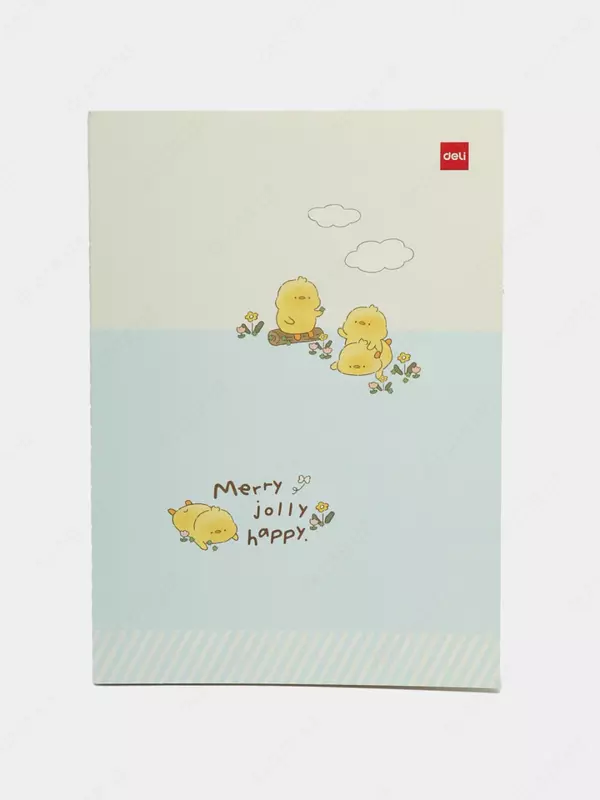 Bloknot Deli Merry Jolly Happy  B5  40 l (Art. - 540-ENB-FX-17) Line