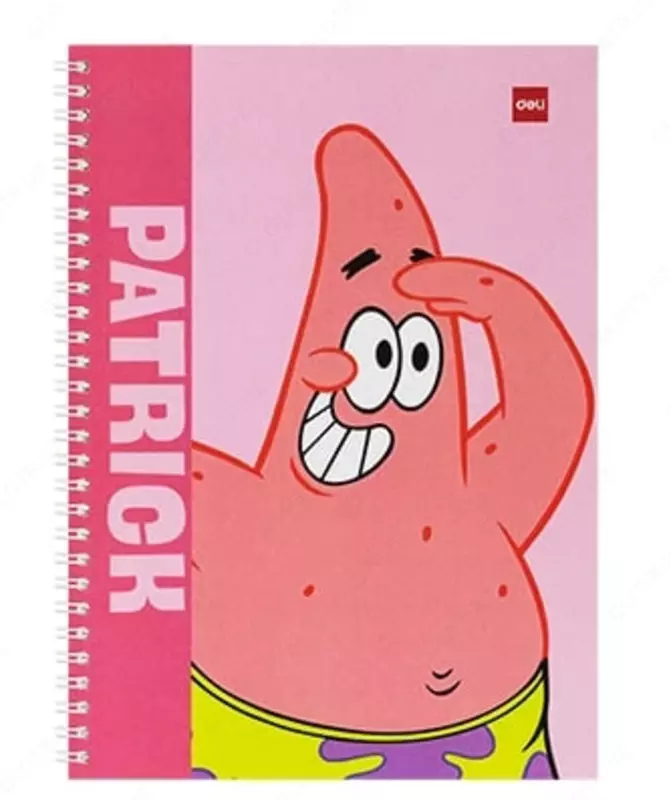 Блокнот с обложкой и пружинно-спиральным креплением Deli Patrick  В5  60 л (Арт. - 560-ELB-LX-15) Линия