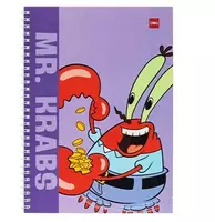 Блокнот с обложкой и пружинно-спиральным креплением Deli Мr. Krabs  В5  60 л (Арт. - 560-ELB-LX-17) Линия