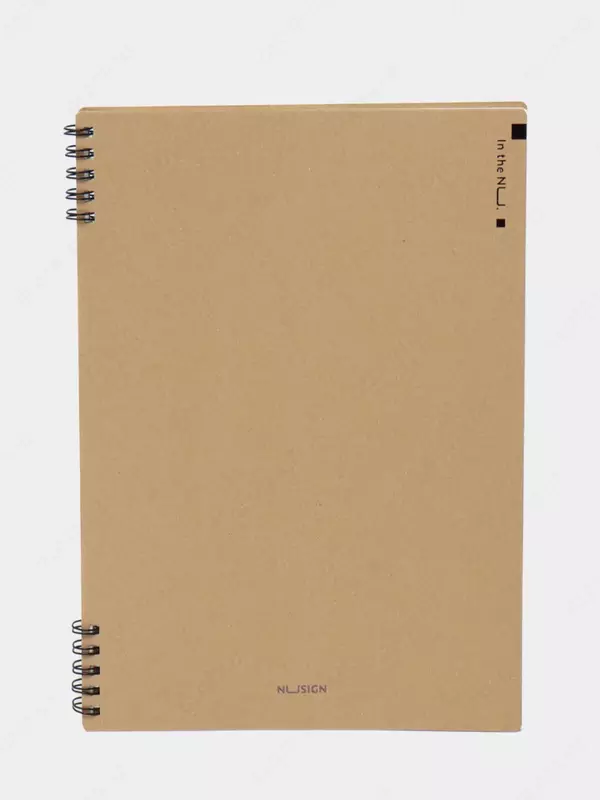 Блокнот с крафт-обложкой и пружинно-спиральным креплением Deli NuSign  В5  100 л (Арт. - 292-NS) Линия