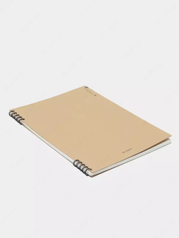  Блокнот с крафт-обложкой и пружинно-спиральным креплением Deli NuSign  В5  100 л (Арт. - 292-NS) Линия - 