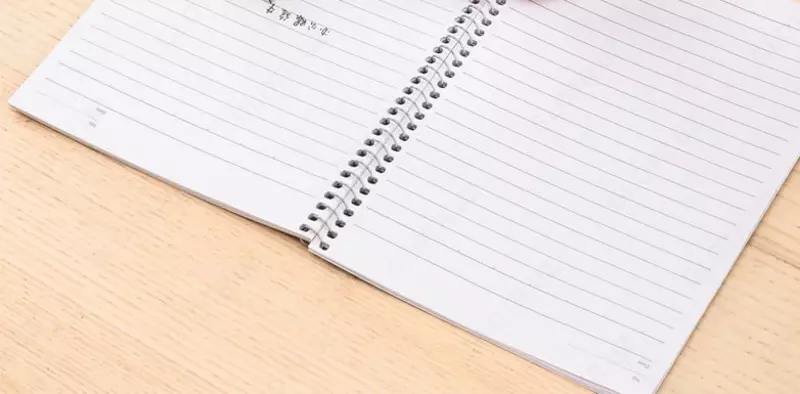   Блокнот с крафт-обложкой и пружинно-спиральным креплением Deli Lexicon  А5  50 л (Арт. - 7682) Линия