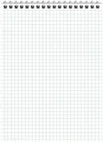   Блокнот с пластиковой обложкой и пружинным гребнем MESHU Neko  А5  60 л (Арт. - MS_55023) Клетка