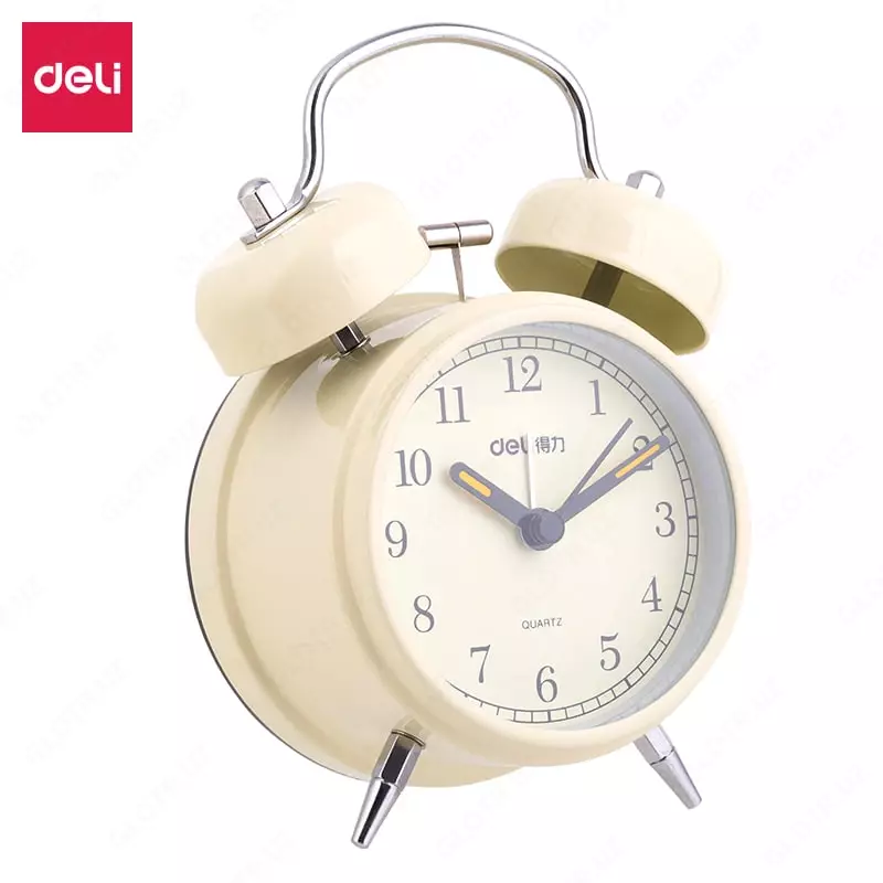   Часы-будильник Deli 100 х 70 х 155 мм (Арт.- 9025) Ассортимент