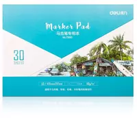 Бумага для скетч-маркеров Deli А3  30 л  100 г/м2 (Арт. - 73610) Белая