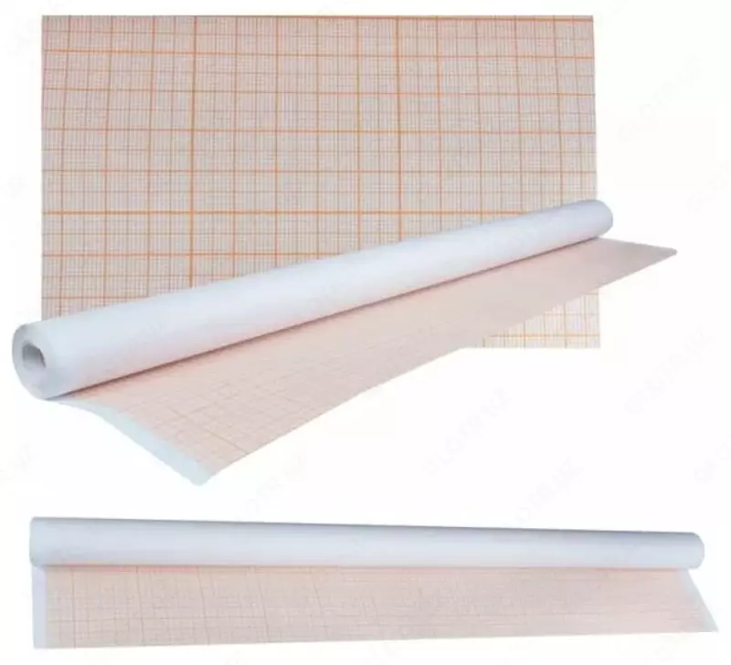  Рулонная масштабно-координатная бумага AstKanz  640 мм  10 м (Арт. - АК80-М640-10) Оранжевая - 