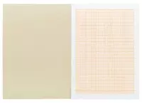  Масштабно-координатная бумага OfficeSpace  А4  16 л (Арт. - 16БмА4ск_13546) Оранжевая - 