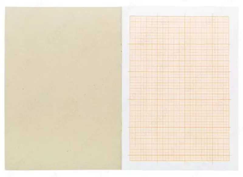  Масштабно-координатная бумага OfficeSpace  А4  16 л (Арт. - 16БмА4ск_13546) Оранжевая - 