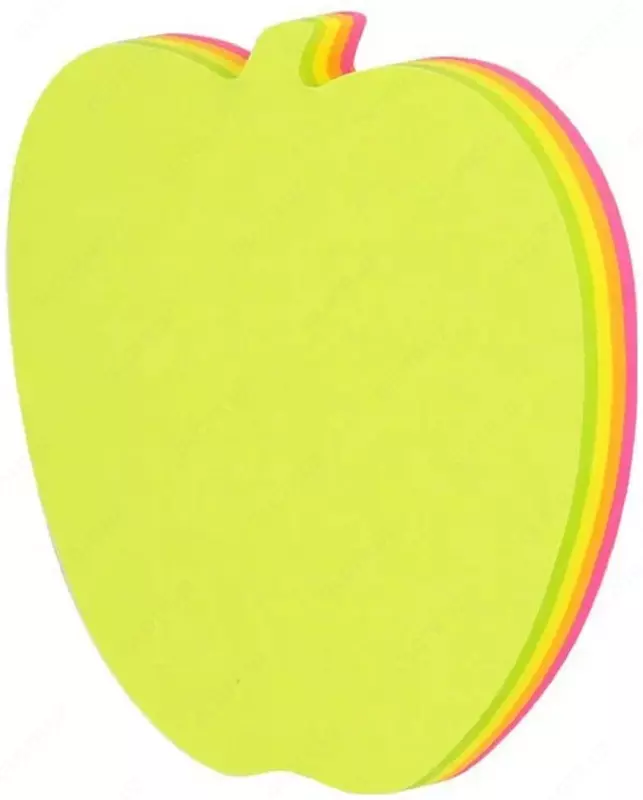 Стикеры с клеевым краем Deli 76 х 76 мм  20 л (Арт. - 03202-EA) Цветной неон