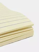   Стикеры в линию с клеевым краем Deli 101 х 152 мм  100 л. (Арт. - 00752-EA) Желтые