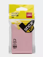 Стикеры с клеевым краем Deli 51 х 76 мм  100 л. (Арт. - 01202-EA) Цветное ассорти