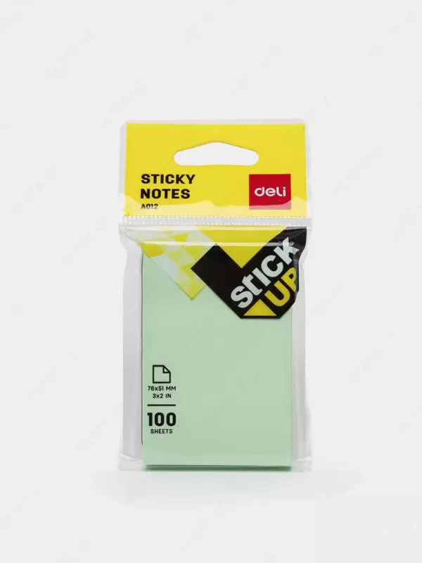   Стикеры с клеевым краем Deli 51 х 76 мм  100 л. (Арт. - 01202-EA) Цветное ассорти