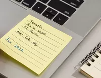   Стикеры в линию с клеевым краем Deli 101 х 76 мм  25 л х 4 цв. (Арт. - 046-EA) Ассортимент