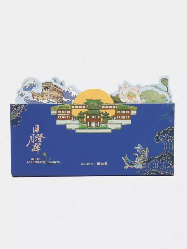 Стикеры с клеевым краем Deli 76 х 76 мм  30х4 л. (Арт. - 21504-bl) Синие