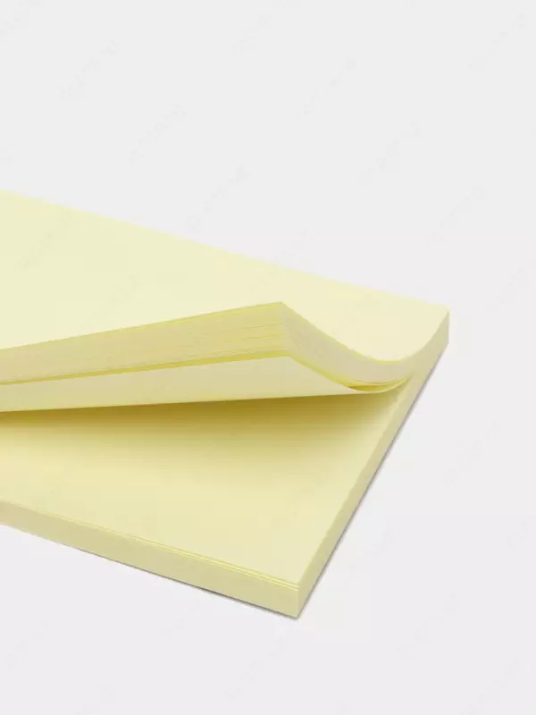   Стикеры с клеевым краем Deli 101 х 76 мм  100 л. (Арт. - 00452-EA) Желтые