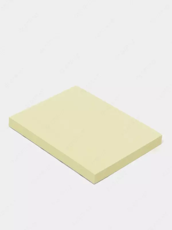   Стикеры с клеевым краем Deli 101 х 76 мм  100 л. (Арт. - 00453-EA) Светло/Желтые