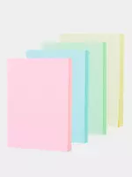  Стикеры с клеевым краем Deli 101 х 76 мм  100 л. (Арт. - 01402-EA) Розовые - 