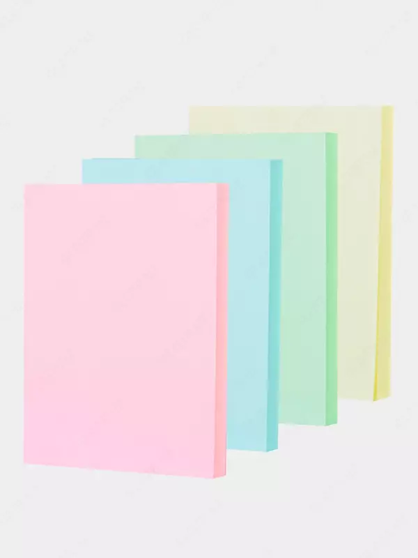   Стикеры с клеевым краем Deli 101 х 76 мм  100 л. (Арт. - 01403-EA) Зеленые