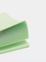   Стикеры с клеевым краем Deli 76 х 76 мм  100 л. (Арт. - 01302-EA) Зеленые