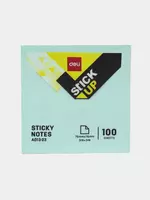 Стикеры с клеевым краем Deli 76 х 76 мм  100 л. (Арт. - 01303-EA) Ассортимент