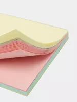   Стикеры с клеевым краем Deli EasyPad  76 х 76 мм  25 л х 4 цв (Арт. - 01802-EA) Цв. ассорти