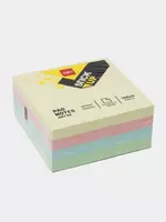  Стикеры с клеевым краем Deli 76 х 76 мм  100 л х 4 цв (Арт. - 01703-EA) Цв. ассорти - 