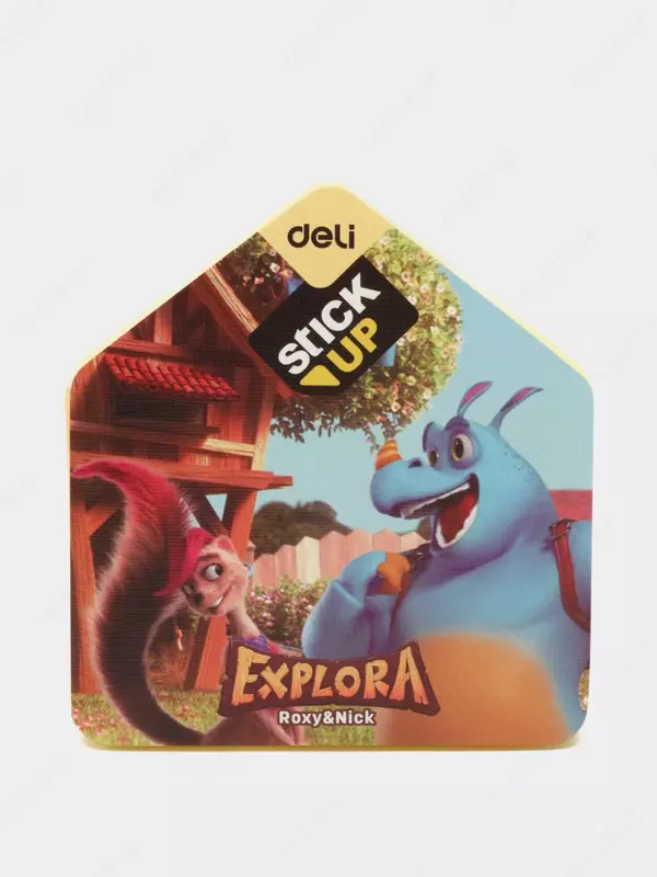 Стикеры с клеевым краем Deli Explora 76 х 83 мм  60 л. (Арт. - 55403-EA) Ассортимент