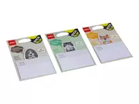 Yopishqoq qirrali stikerlar Deli 76 x 84 mm  25 l. (Art. - 55902-EA) Assortiment