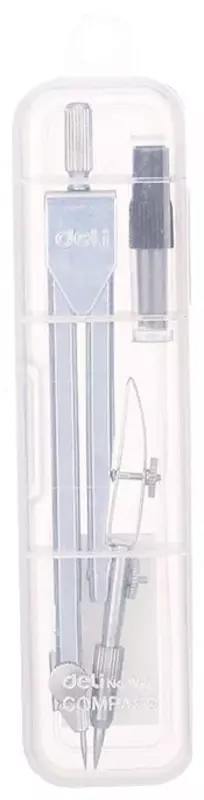   Готовальня с циркулем и запасными грифелями Deli 22 см (Арт. - 8601)