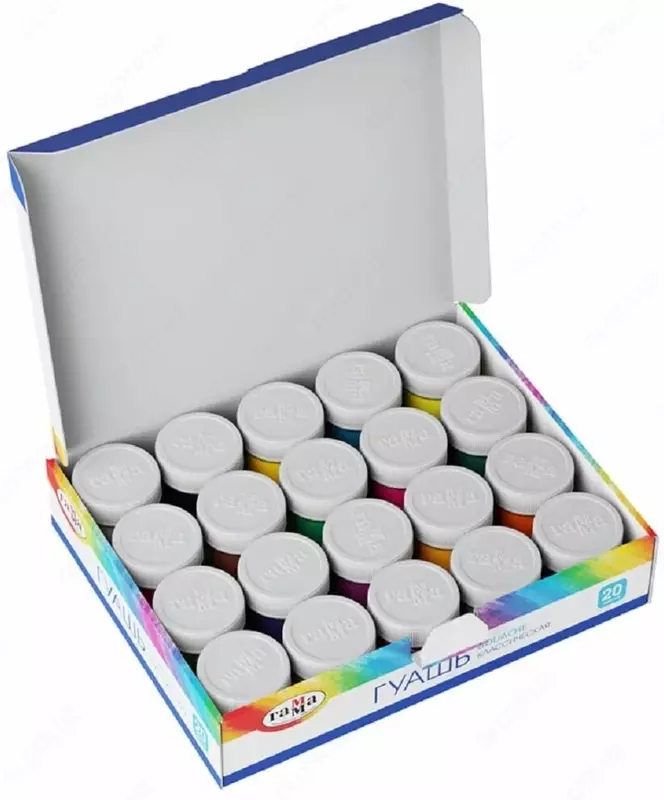  Badiiy gouache Gamma Classic  20 ml  20 rang. (- 22103020-modda) - 