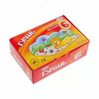 Художественная Гуашь Гамма Мультики  банка 20 мл  6 цв. (Арт. - 221030)