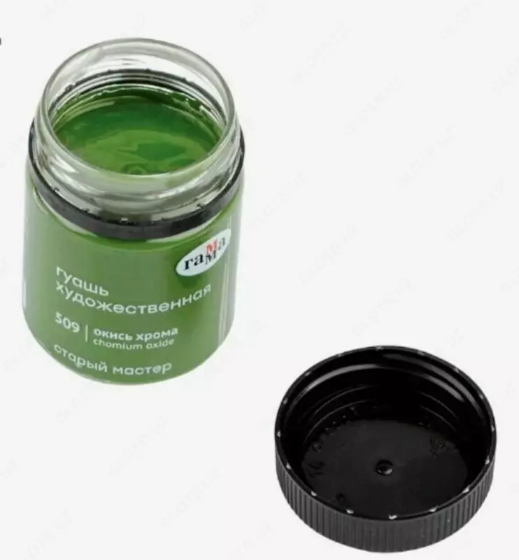 Художественная Гуашь №509 Гамма Старый Мастер  банка 40 мл. (Арт. - 12112040509) Окись хрома