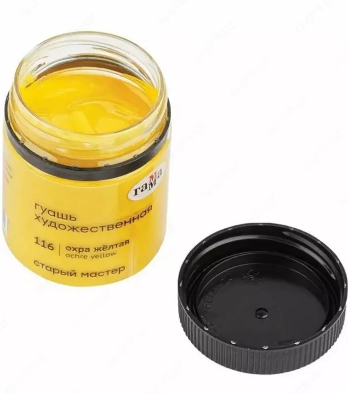 Badiiy gouache No 116 Gamma Qadimgi usta  40 ml idish. (m. - 12112040116) Sariq oxra