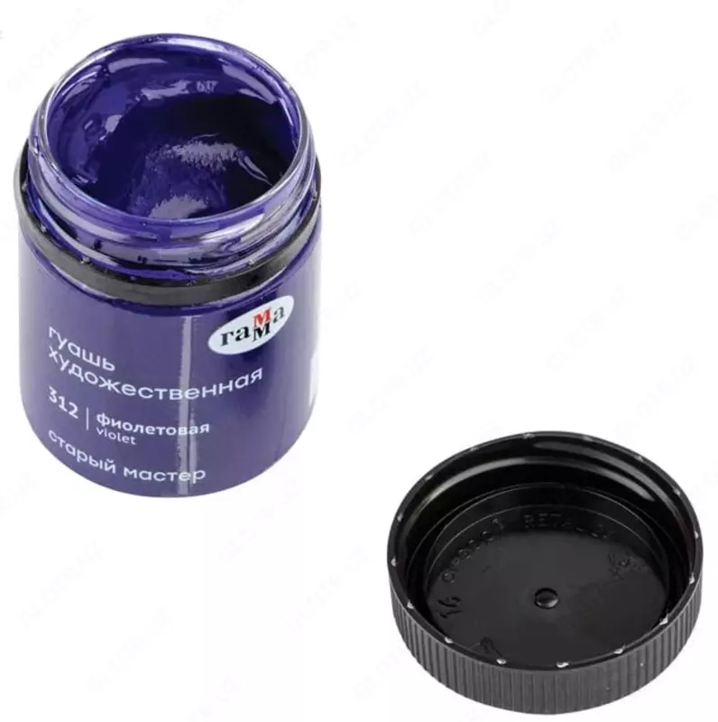 Badiiy gouache No 312 Gamma Eski usta  40 ml idish. (Art. - 12112040312) Binafsha rang