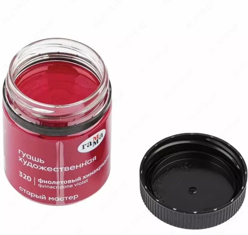 Badiiy gouache No 320 Gamma Eski usta  40 ml idish. (Art. - 12112040320) Binafsha rangli Quinacridone