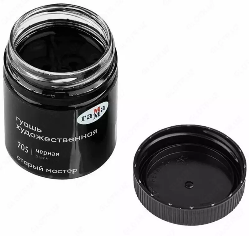 Badiiy gouache No 705 Gamma Eski usta  40 ml idish. (m. - 12112040705) Qora