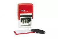  Штемпельный самонаборный датер Colop Printer S260 Set02 D04  7 строк  анг. кр/сн (Арт. - 105732) - 