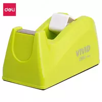 Диспенсер для канцелярского скотча Deli VIVID  лента 22 мм (Арт. - 814A-gn) Светло/Зеленый