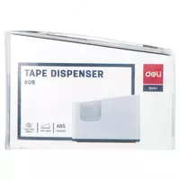  Универсальный диспенсер для канцелярского скотча Deli  лента 18 мм (Арт. - 809) Черный Только в розницу