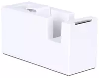 Диспенсер для канцелярского скотча Deli Nusign  лента 24 мм (Арт. - 121-NS-wt) Белый