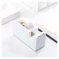   Диспенсер для канцелярского скотча Deli Nusign  лента 24 мм (Арт. - 121-NS-wt) Белый