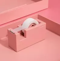  Диспенсер для канцелярского скотча Deli Nusign  лента 24 мм (Арт. - 121-NS-рn) Розовый - 