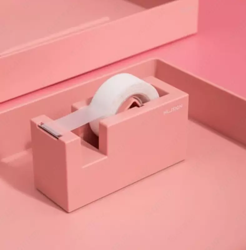  Диспенсер для канцелярского скотча Deli Nusign  лента 24 мм (Арт. - 121-NS-рn) Розовый - 