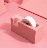   Диспенсер для канцелярского скотча Deli Nusign  лента 24 мм (Арт. - 121-NS-рn) Розовый