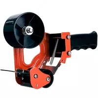  Ручной Диспенсер для канцелярского скотча Deli лента 50 мм (Арт. - 800) Черный/красный - 